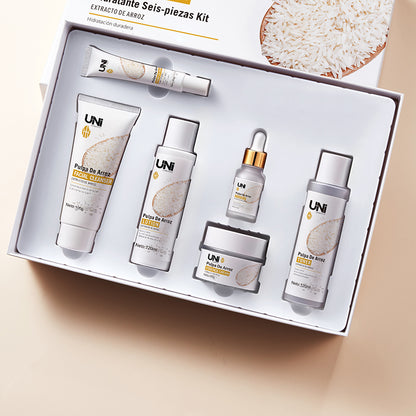 Kit Facial de Arroz – Hidratación e Iluminación