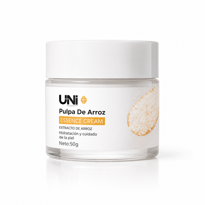 Crema Facial de Arroz Hidratante y Humectante Suavizante 50 g