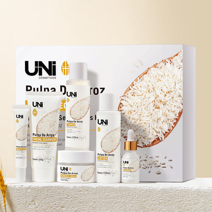 Kit Facial de Arroz – Hidratación e Iluminación