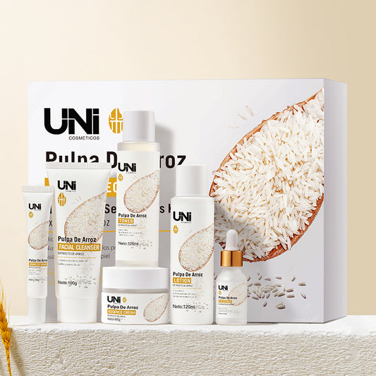Kit Facial de Arroz – Hidratación e Iluminación