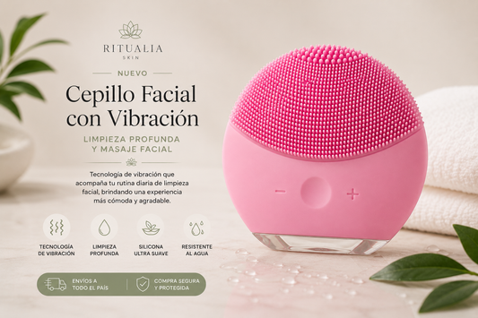 Cepillo Facial con Vibración