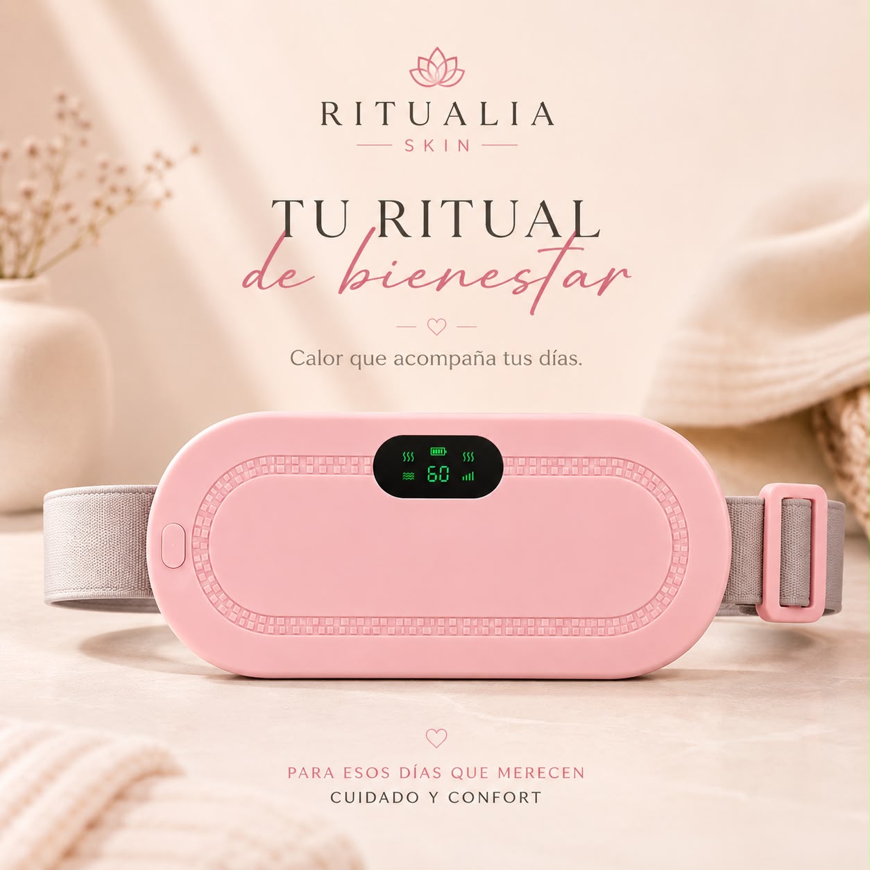 Almohadilla Térmica para Cólicos Menstruales