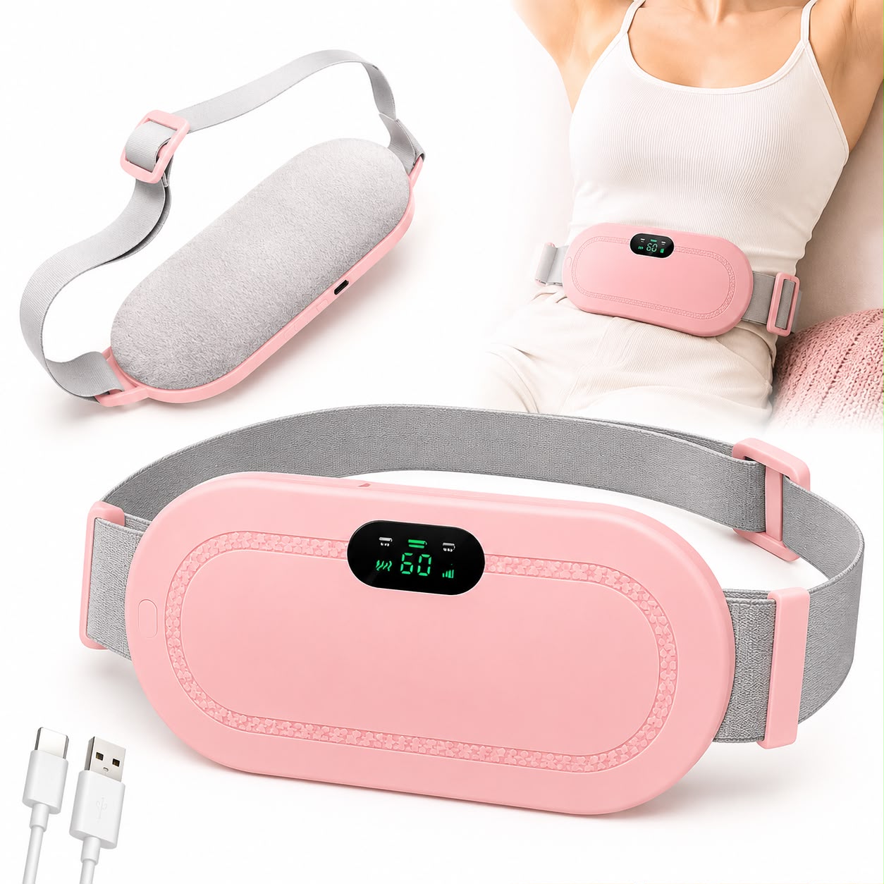 Almohadilla Térmica para Cólicos Menstruales